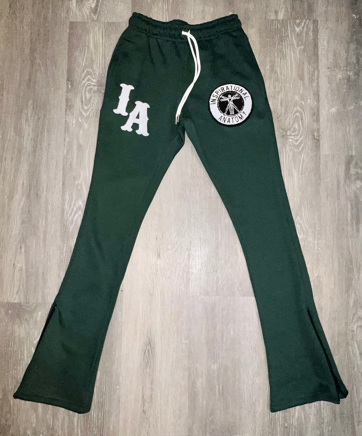 Forest green IA stacked sweat pant