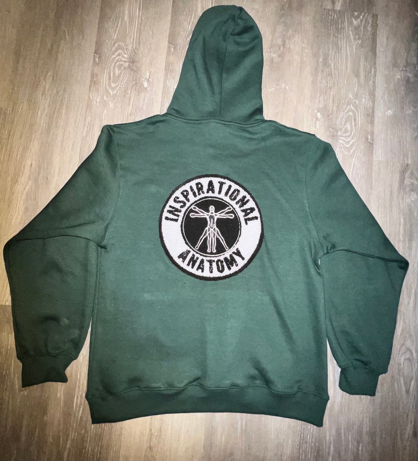 Oversized forest green IA hoodie