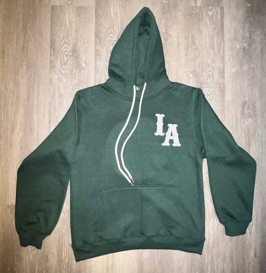 Oversized forest green IA hoodie