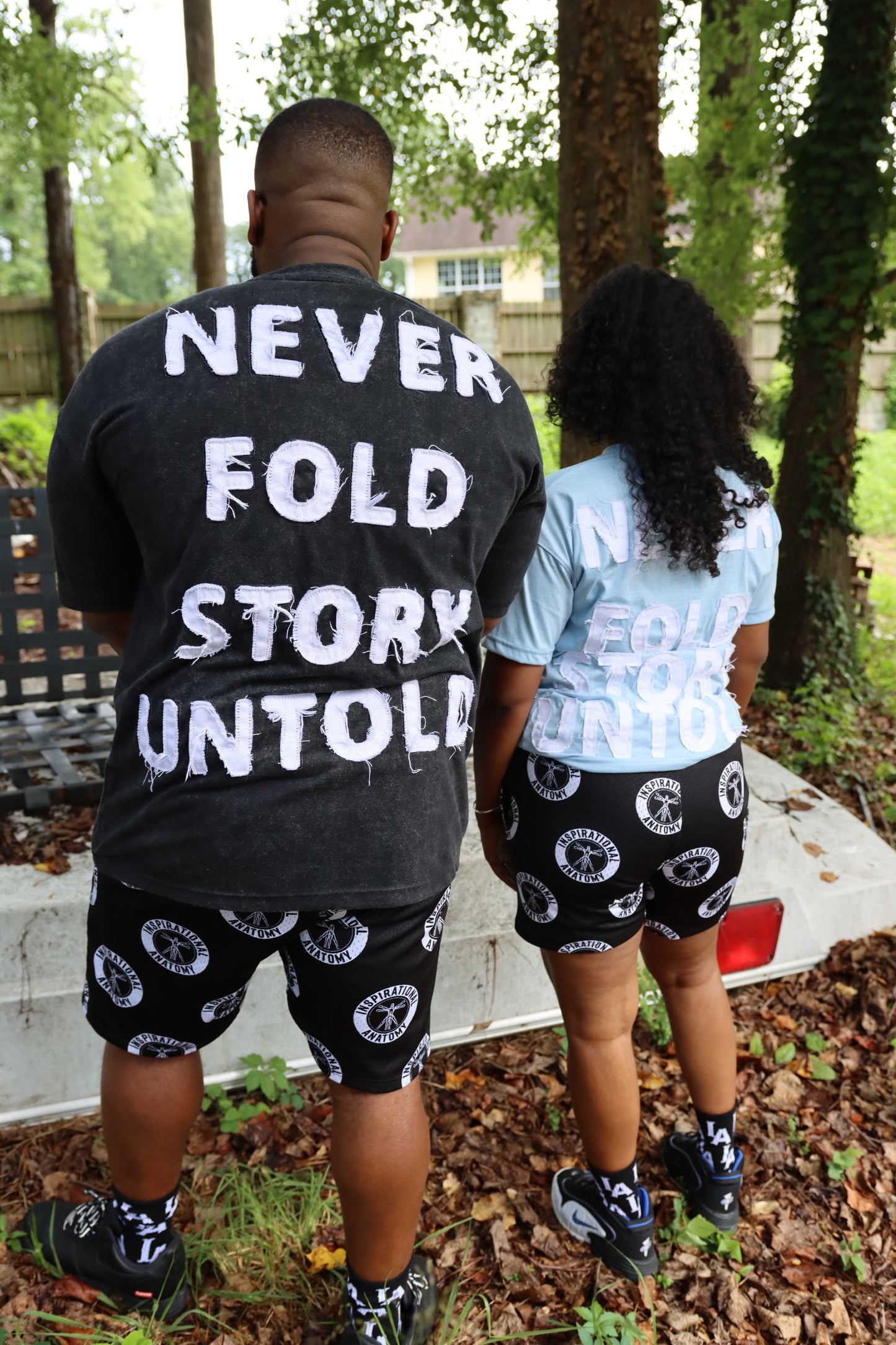 Never Fold Story Untold distressed acid wash Heavyweight T-shirt