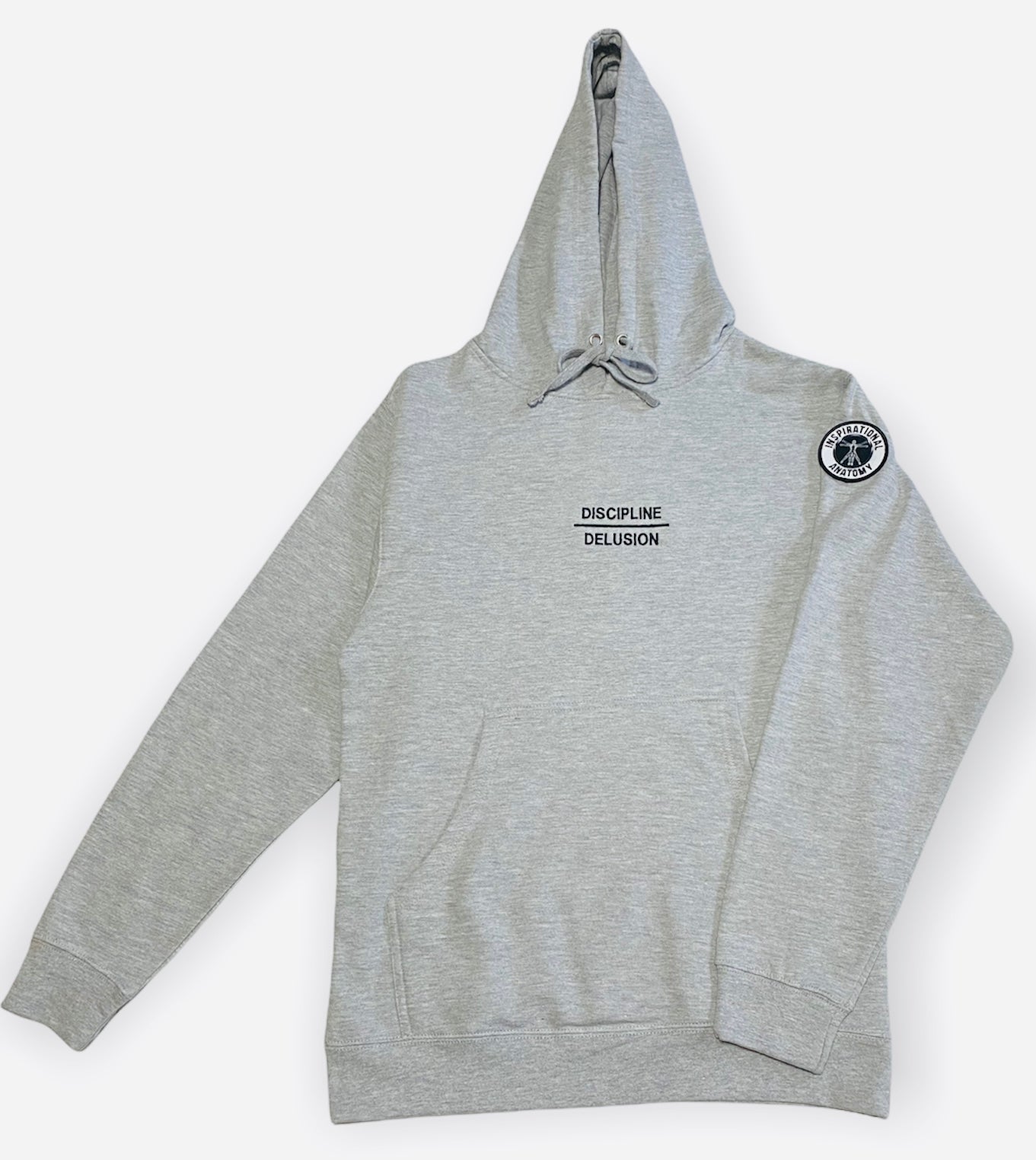 Discipline Over Delusion Grey Hoodie