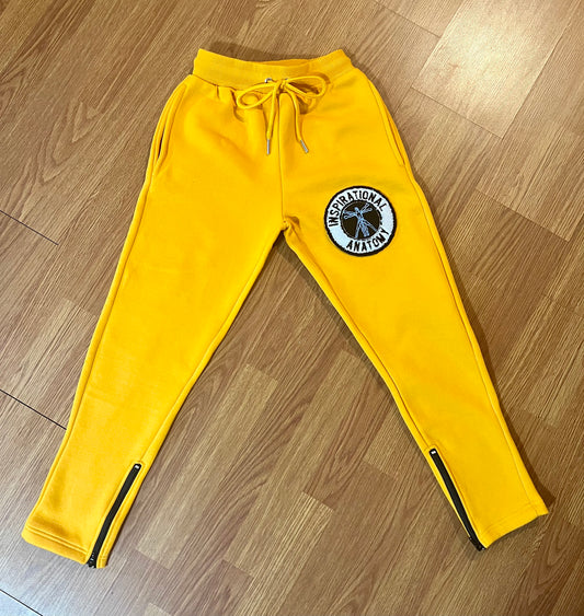 Mustard Chenille Sweat Pant