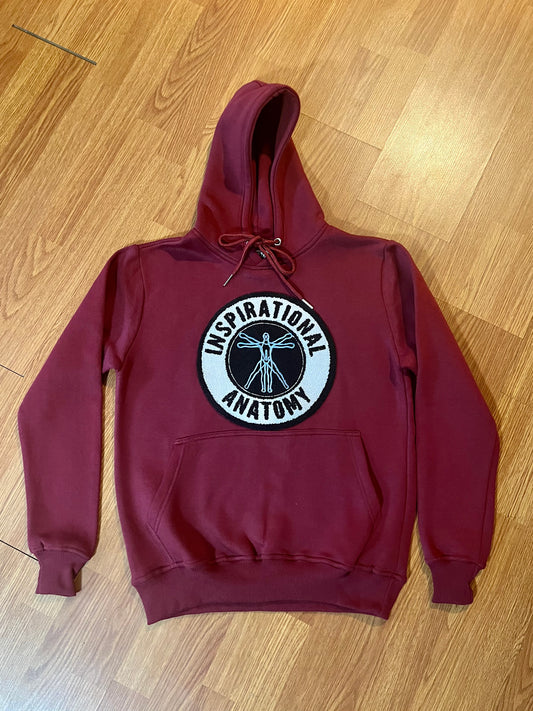 Burgundy Chenille Hoodie