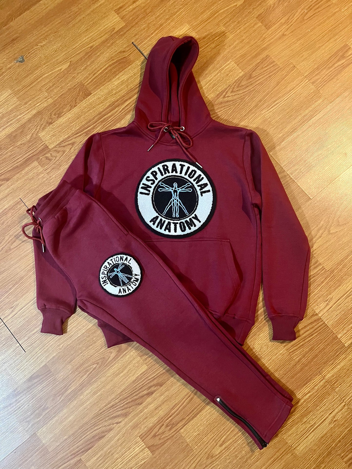 Burgundy Chenille Hoodie