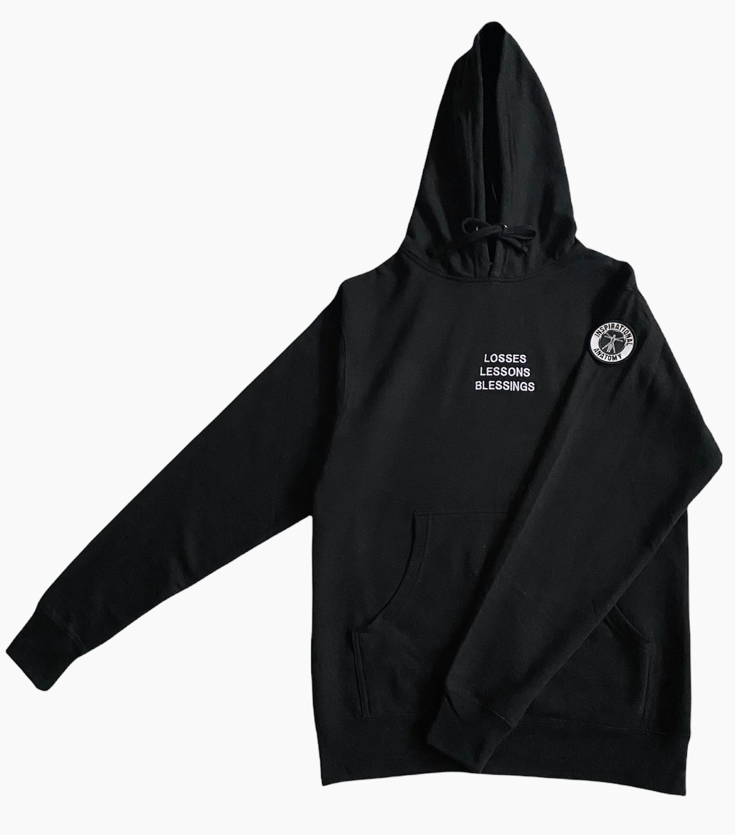 Losses, Lessons, Blessings black hoodie